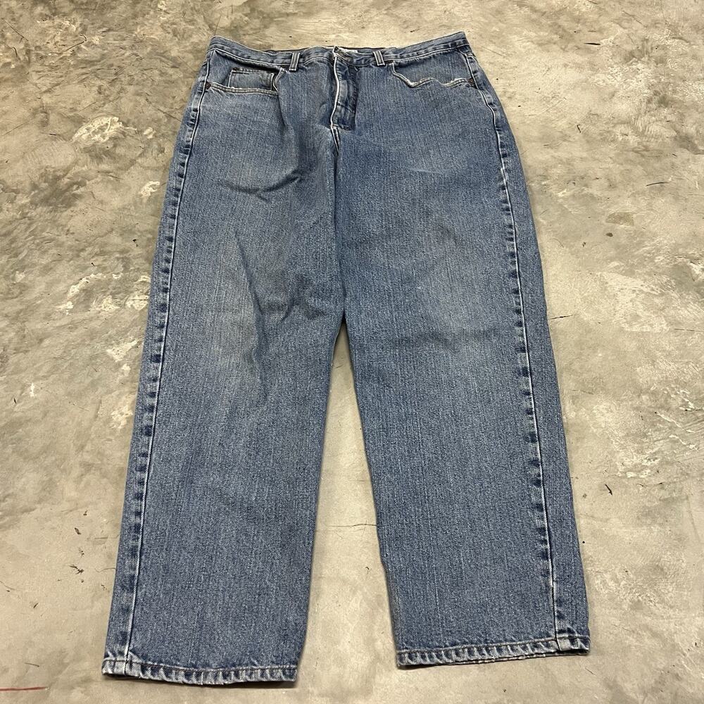 Vintage 90s Guess Jeans Classic Straight Size 38x30 Blue Medium Wash Denim USA
